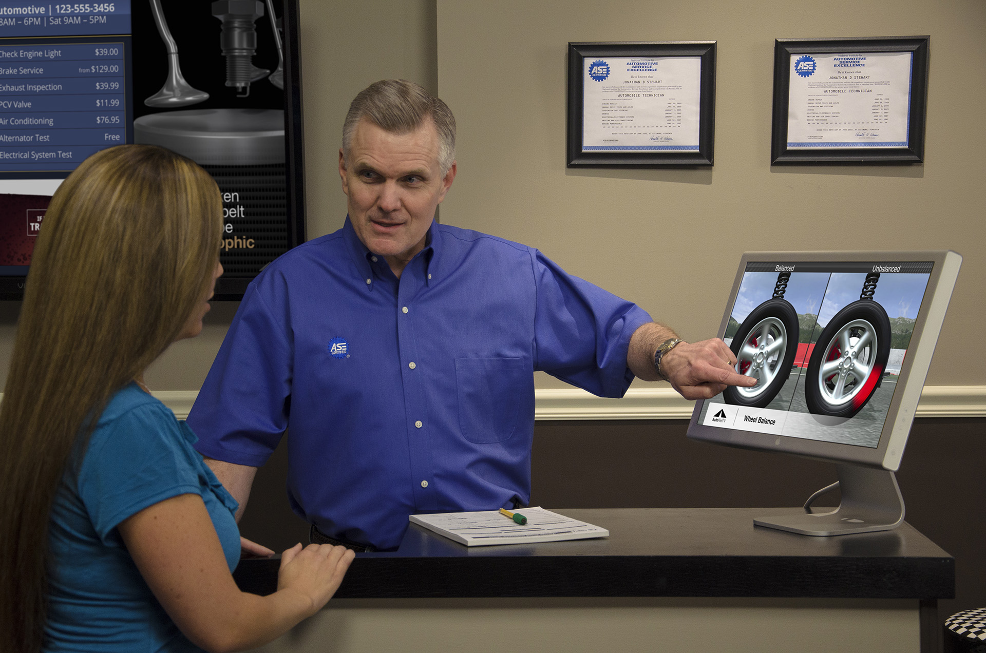 Service Counter Interaction a